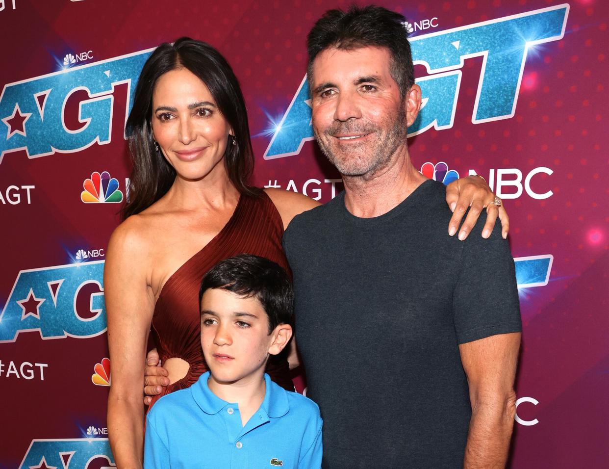 Lauren Silverman, Eric Cowell and Simon Cowell