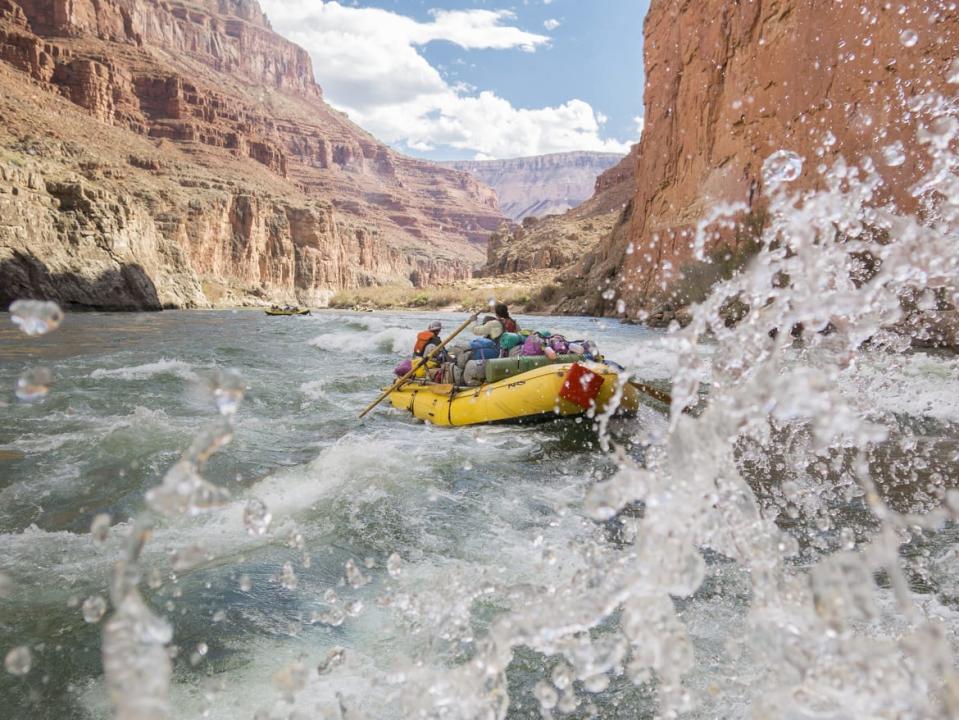 <div class="inline-image__caption"><p>Rafters go through whitewater rapids on the Colorado River.</p></div> <div class="inline-image__credit">Merrill Images/Getty</div>