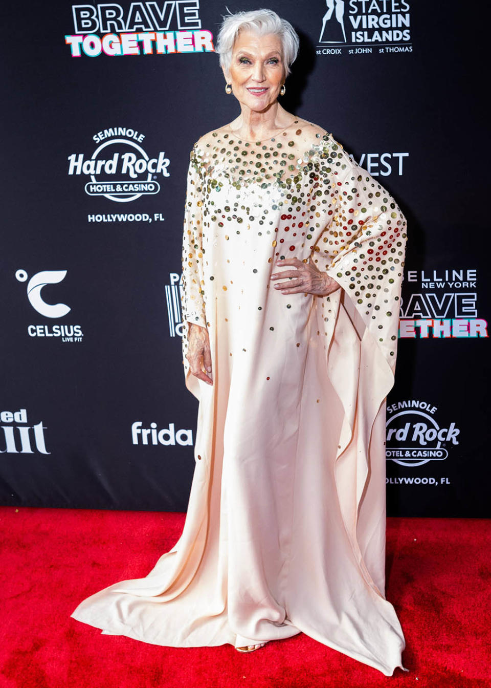 Maye Musk celebrates the launch of the 2022 Sports Illustrated Swimsuit Issue in Florida on May 21, 2022. - Credit: Christian Lora/Image Press Agenc