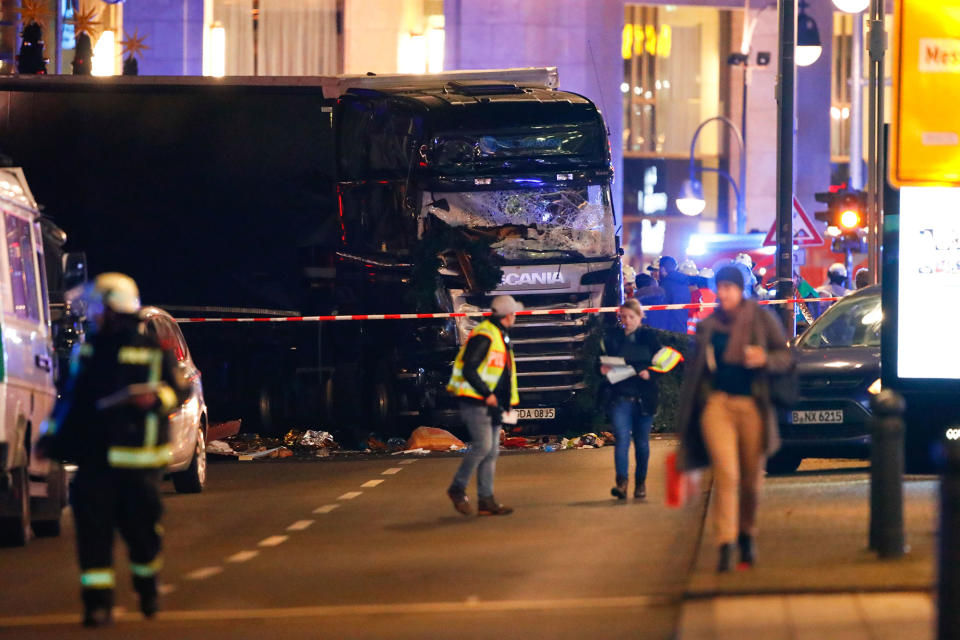 Truck attack at Berlin Christmas market