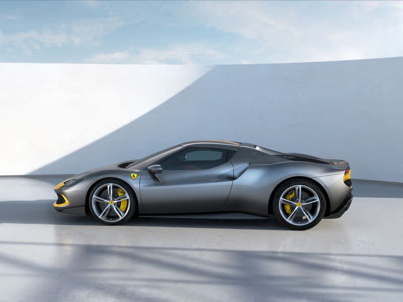 Ferrari unveils its new sports car