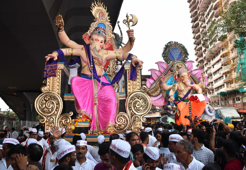 Mumbai celebrates Ganesh Chaturthi