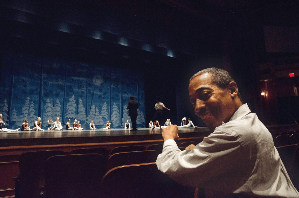 Tyrone Brooks, Tallahassee Ballet's artistic director, is shown preparing for “The Nutcracker,” in 2021.