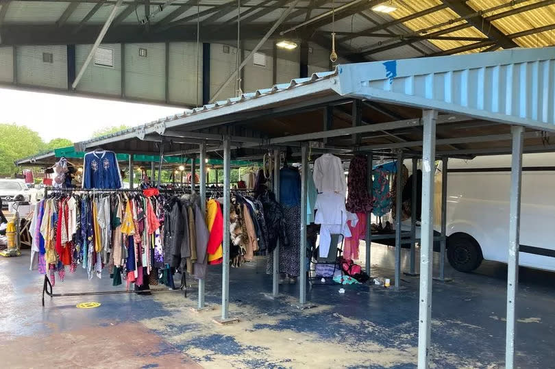 Market stalls in Harpurhey