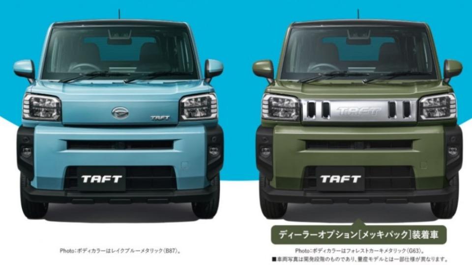 這名原Po提到像是本的Daihatsu TAFT只要120萬日幣很划算。（圖片來源/ Daihatsu）