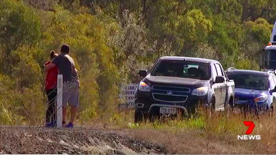 In a heartbreaking twist, the parents and friends of the young victims were following in a car just behind them. Source: 7 News