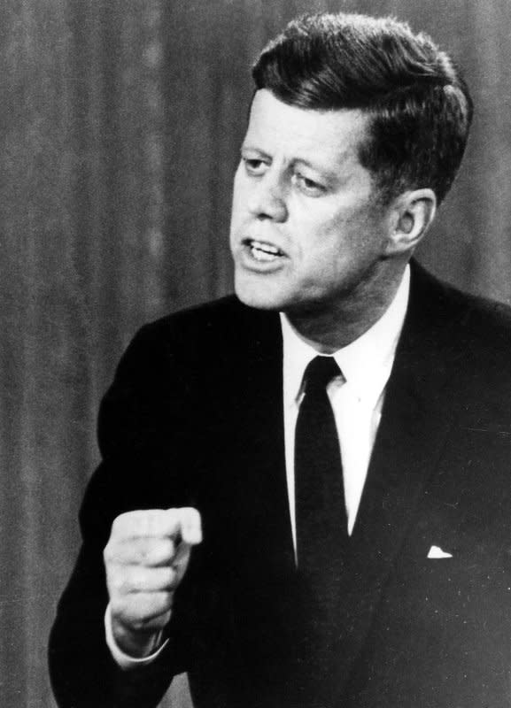 On November 8, 1960, John F. Kennedy won the U.S. presidential election, defeating Richard Nixon. Kennedy was the 35th president. UPI File Photo