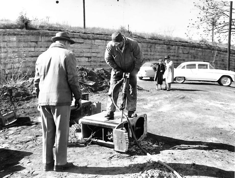 Confiscated slot machines were destroyed with a jackhammer along Fourth Street in the early 1950s. There were attempts in 1940, 1943 and 1947 to shut down commercialized gambling locally before the idea finally gained traction in 1951-52.