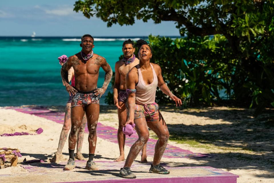 The Yanu tribe, consisting of Kenzie Petty, Q Burdette, Bhanu Gopal and Tiffany Ervin, came close to winning before their third straight challenge loss in Wednesday, March 13's episode of "Survivor."