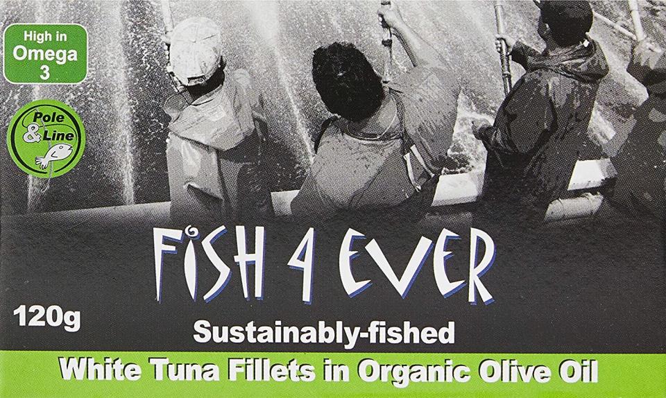 Fish4ever White Tuna in Organic Olive Oil, 120g (Photo: Amazon)


