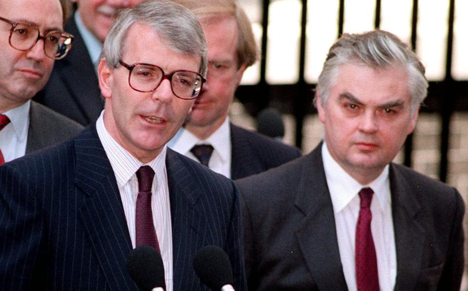 Sir John Major's credibility was damaged beyond repair after Black Wednesday in 1992 - PA