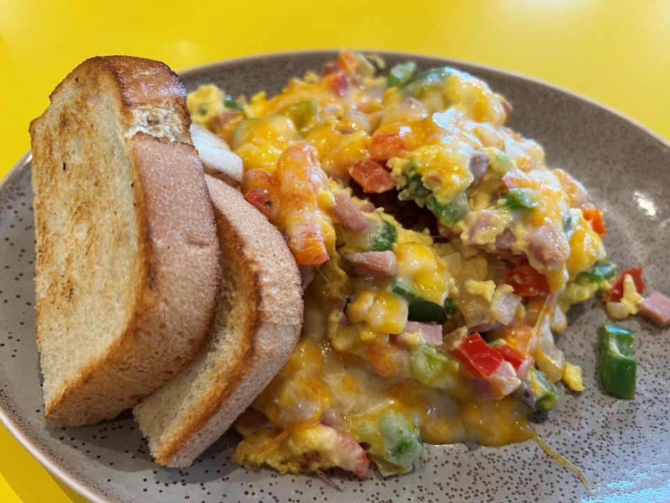 An omelet at Early Bird.