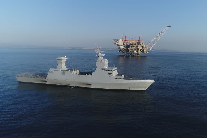 Israel receives the Saar-6 corvette, a warship dubbed "Defender", as Iran tensions soar