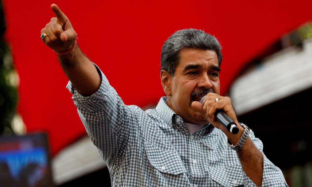 <span>Venezuela’s electoral authorities declared Nicolás Maduro the victor, though they never released detailed vote tallies to back up their claim.</span><span>Photograph: Fausto Torrealba/Reuters</span>