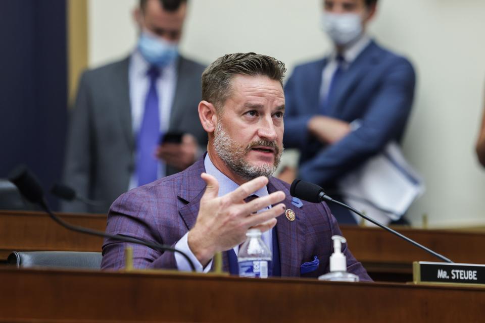 <p>Anger as GOP lawmaker calls trans people an insult to God</p> (Photo by GRAEME JENNINGS/POOL/AFP via Getty Images)