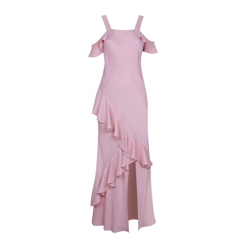 <p>Soft Ruffle Cold Shoulder Dress, $240</p> <p> <strong>Related Articles</strong> <ul> <li><a rel="nofollow noopener" href="http://thezoereport.com/fashion/style-tips/box-of-style-ways-to-wear-cape-trend/?utm_source=yahoo&utm_medium=syndication" target="_blank" data-ylk="slk:The Key Styling Piece Your Wardrobe Needs;elm:context_link;itc:0;sec:content-canvas" class="link ">The Key Styling Piece Your Wardrobe Needs</a></li><li><a rel="nofollow noopener" href="http://thezoereport.com/entertainment/celebrities/amal-george-clooney-baby-names/?utm_source=yahoo&utm_medium=syndication" target="_blank" data-ylk="slk:Amal Clooney Won't Let George Choose These Names For Their Twins;elm:context_link;itc:0;sec:content-canvas" class="link ">Amal Clooney Won't Let George Choose These Names For Their Twins</a></li><li><a rel="nofollow noopener" href="http://thezoereport.com/entertainment/culture/big-little-lies-soundtrack/?utm_source=yahoo&utm_medium=syndication" target="_blank" data-ylk="slk:Stop Everything: The Big Little Lies Soundtrack Is Finally Coming;elm:context_link;itc:0;sec:content-canvas" class="link ">Stop Everything: The Big Little Lies Soundtrack Is Finally Coming</a></li> </ul> </p>