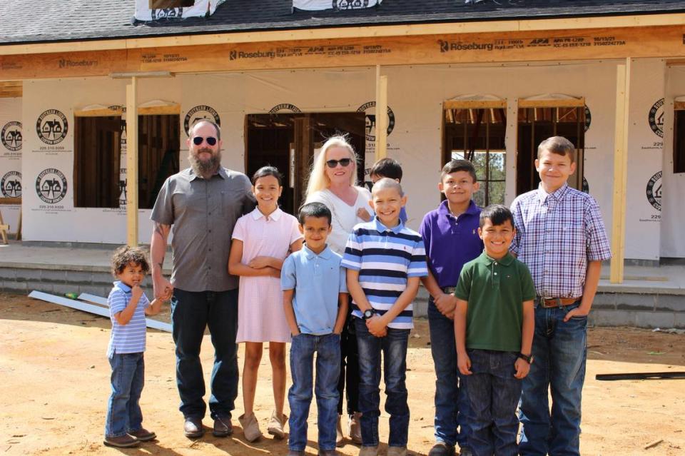 In 2022, Angela and Elliott Turbeville moved from their Green Island Hills home in Columbus to a farm about 30 miles east in Marion County to provide more room for their family, now with seven adopted siblings.