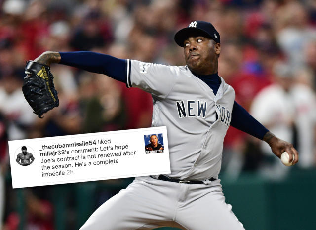 Aroldis Chapman likes Instagram comment about Yankees not renewing Joe  Girardi's contract – New York Daily News