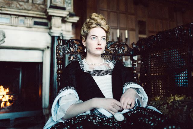<p>Yorgos Lanthimos/Fox Searchlight/Everett Collection</p> Emma Stone in 'The Favourite'