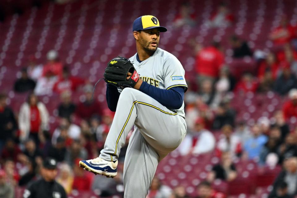 Brewers starting pitcher Joe Ross allowed three runs (two earned) in 6 1/3 innings against the Reds on Tuesday night as he picked up his first victory since June 29, 2021.