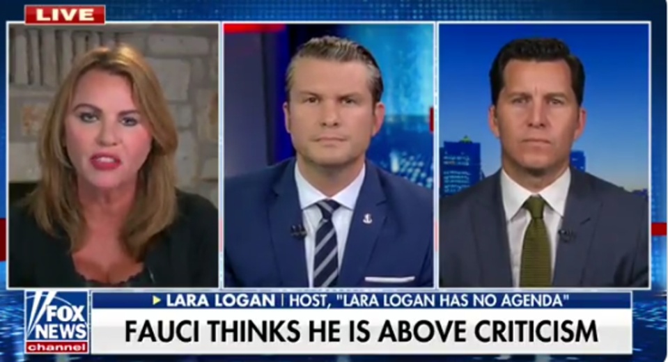 Fox News anchor Lara Logan claims ‘people all across the world’ are comparing Dr Fauci to Nazi doctor (Screeners/Video)