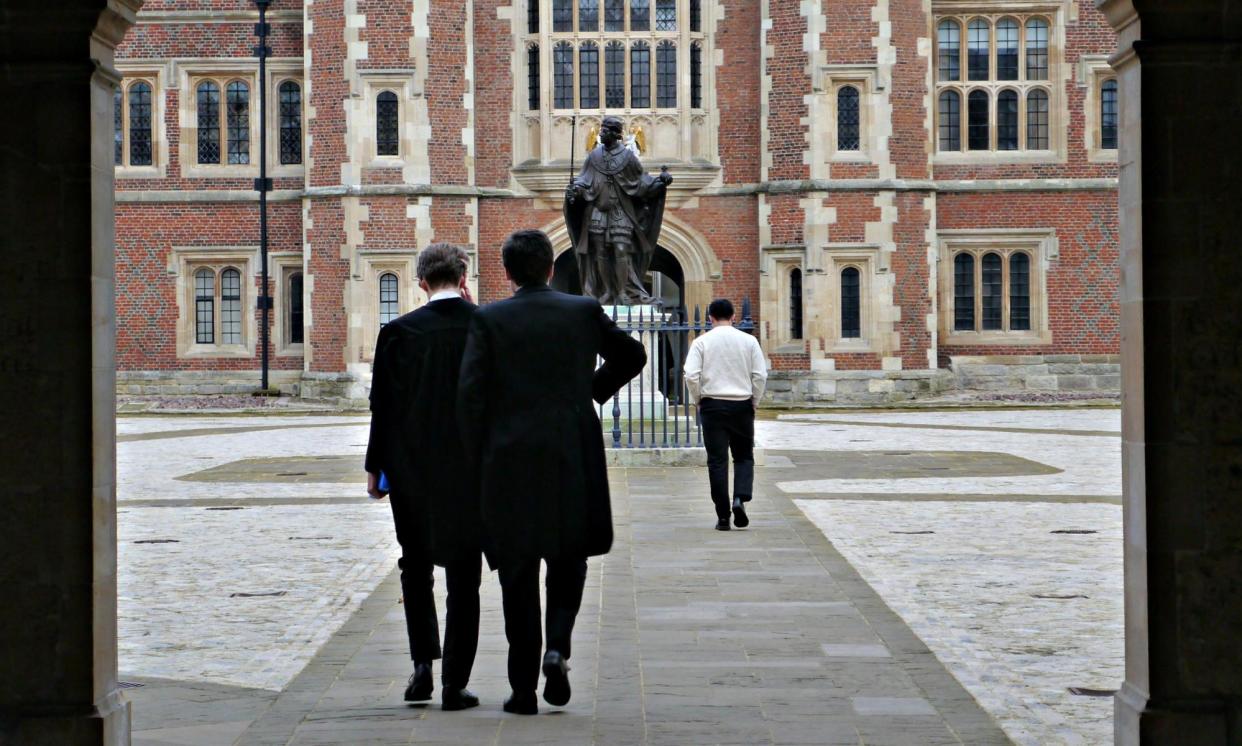 <span>Eton college says it ‘recognises the concern that will be felt by many parents' at the 20% rise in fees.</span><span>Photograph: Vicky Allum/Alamy</span>