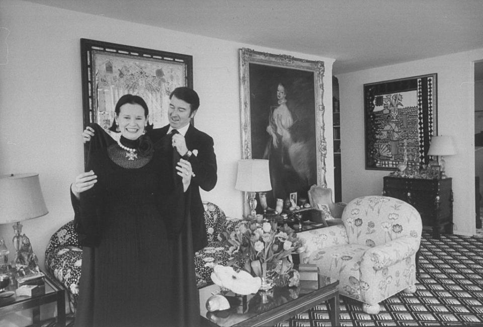 Gloria Vanderbilt and Wyatt Cooper