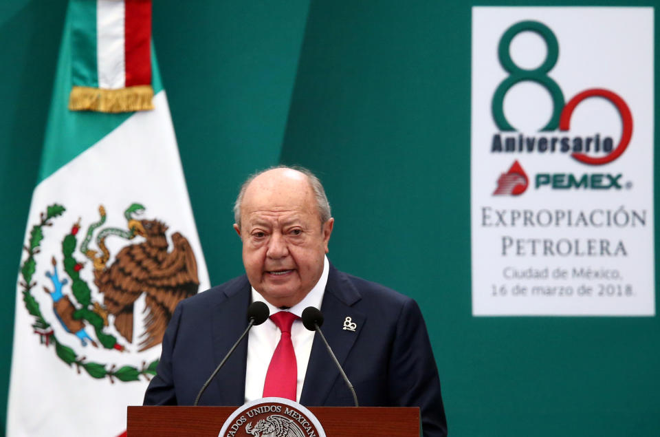 El líder sindical Carlos Romero Deschamps se mantuvo frente al gremio de trabajadores de Pemex por casi 30 años, pese a violar los estatutos internos (Foto: Reuters/ Edgard Garrido)