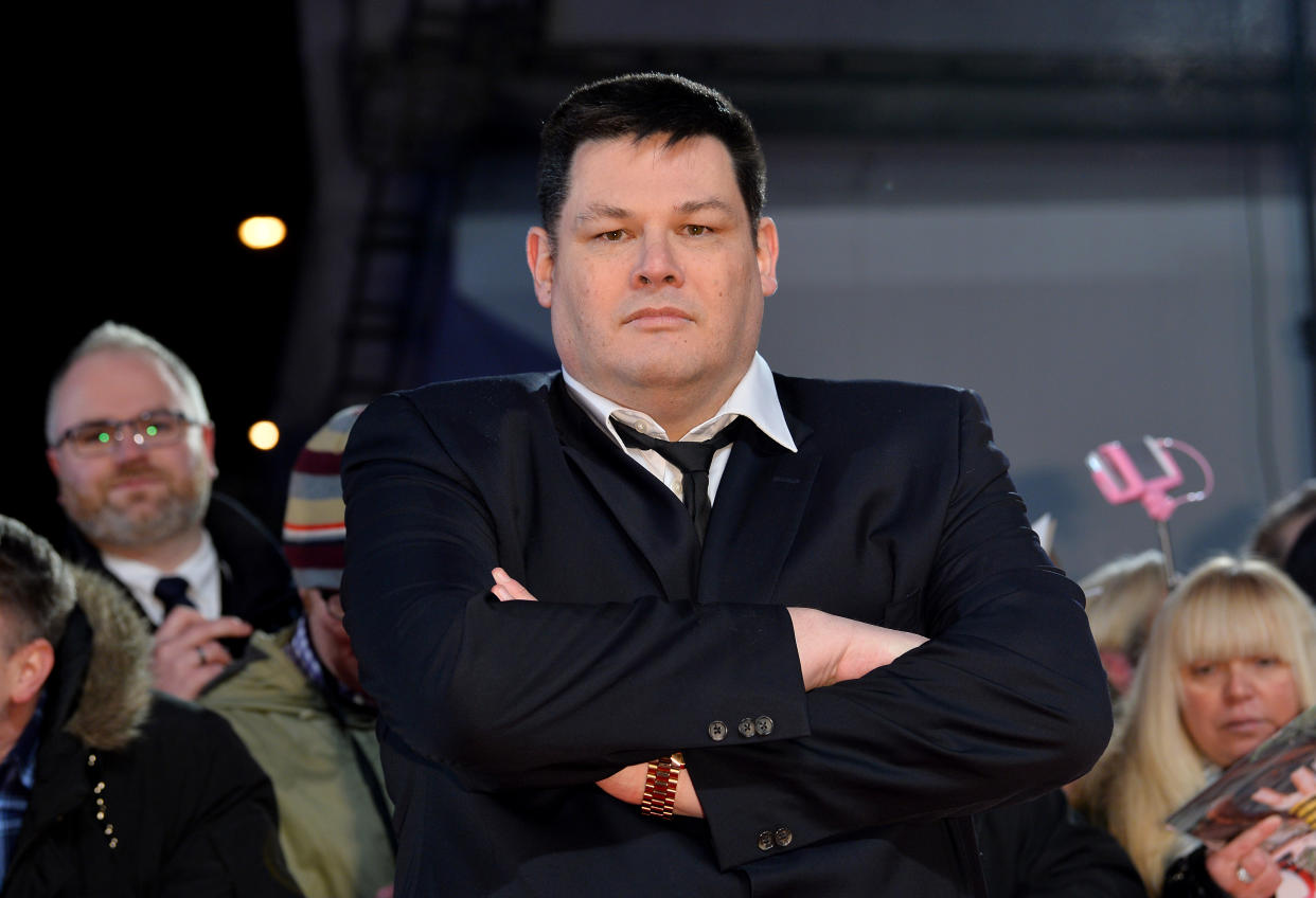 Mark Labbett attending the National Television Awards 2017 at the O2, London.