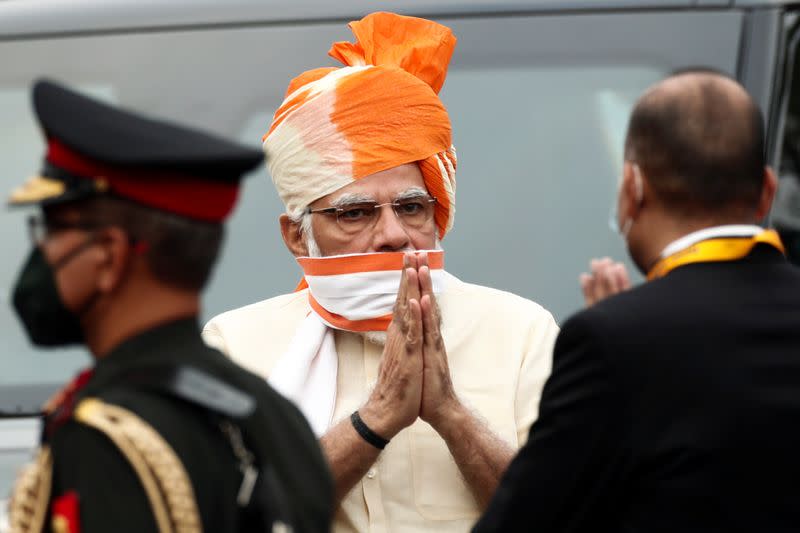 India's Independence Day celebrations at the historic Red Fort in Delhi