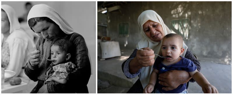 The Wider Image: Side by side, glimpses of Palestinian refugee camps then and now