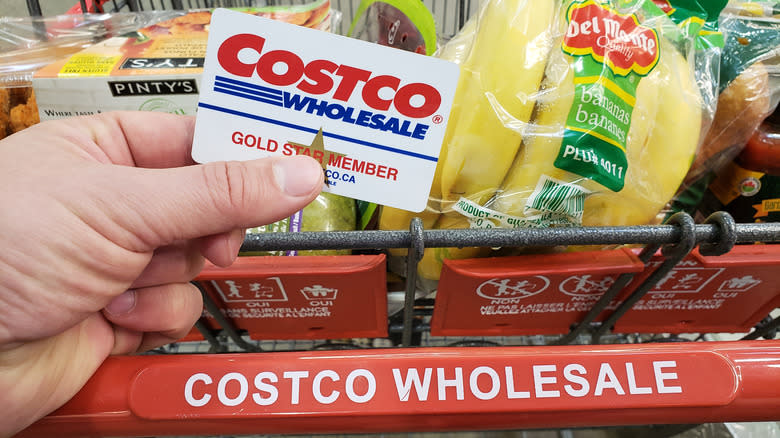 Costco member with card