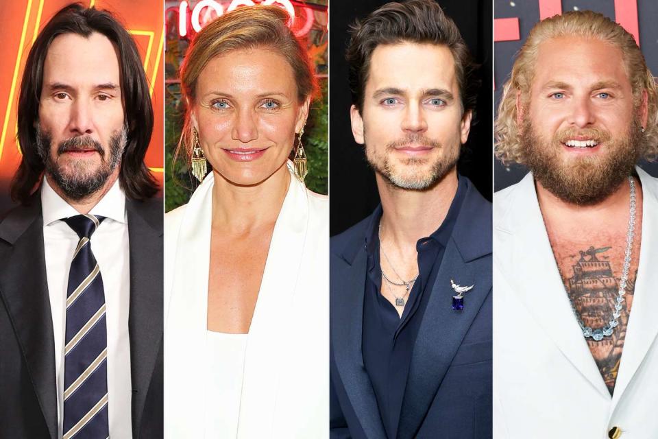 <p>Cindy Ord/WireImage; Donato Sardella/Getty Images for REVOLVE; Randy Shropshire/Getty Images for Ketel One Family Made Vodka; Taylor Hill/FilmMagic</p> Keanu Reeves; Cameron Diaz; Matt Bomer; Jonah Hill