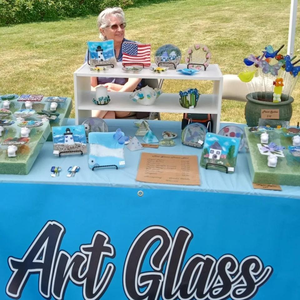 On the first Friday of the month its Art at the Market at Dartmouth Farmers Market.