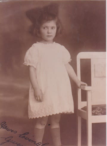 <b class="credit">Courtesy Rhona Bronson</b>The author's mom at age 2 in 1917 Berlin.