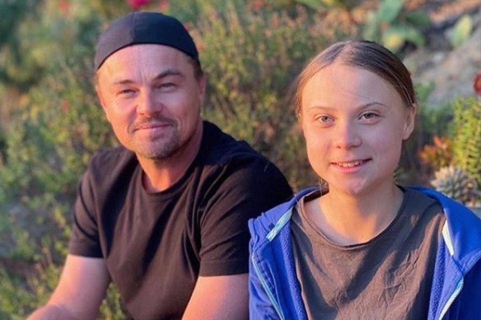 Leonardo DiCaprio and Greta Thunberg campaign to tackle climate change (@leonardodicaprio/Instagram)