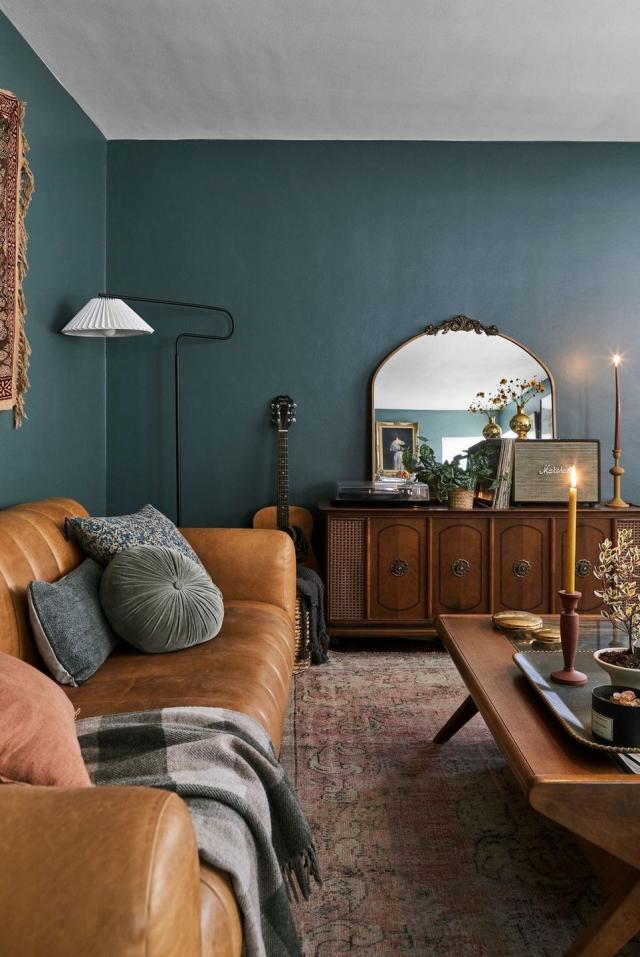 Blush Pink + Green Emerald + Navy Blue - Terracotta – The Best Living Room  Color Schemes