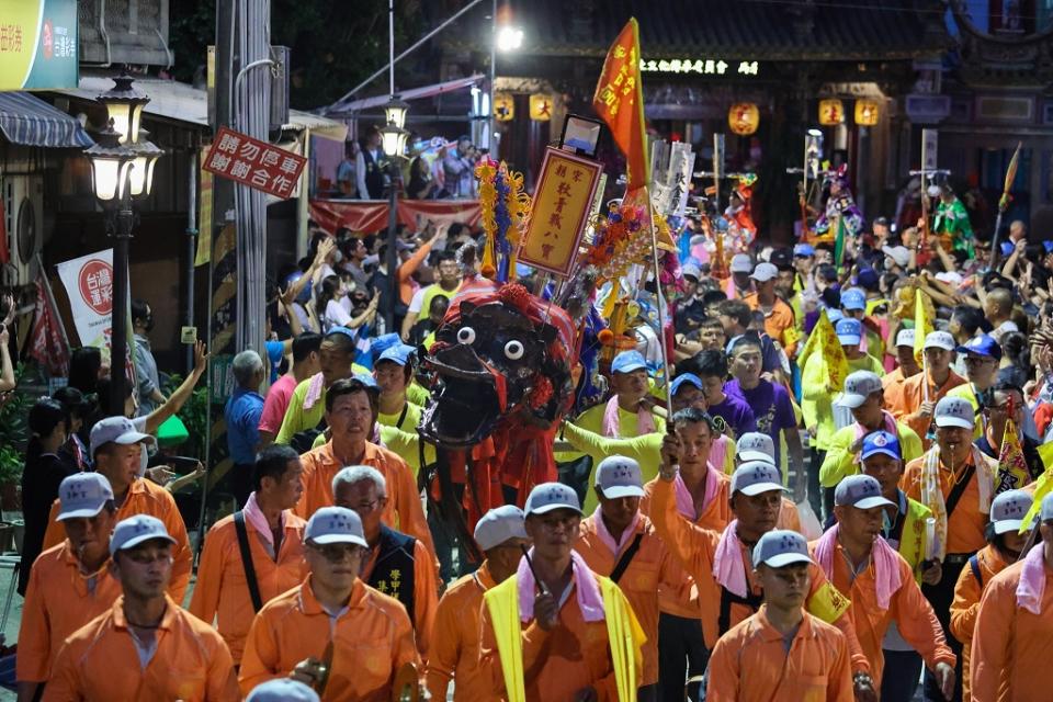 甲辰科學甲香蜈蚣陣。   圖：台南市政府觀旅局／提供