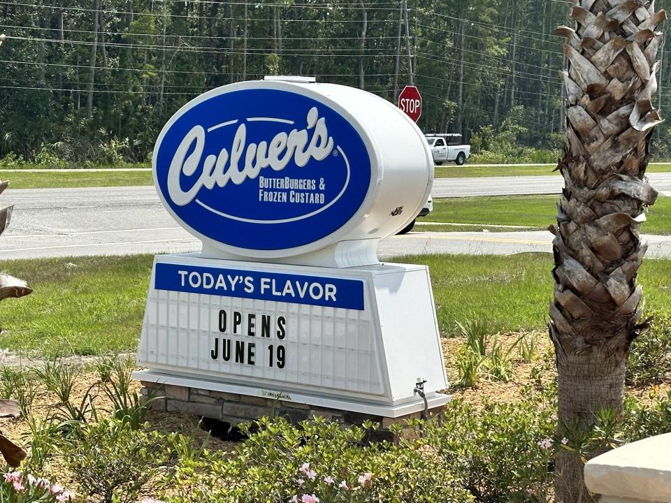 A Culver's restaurant will be the latest business to open along State Road 44 in New Smyrna Beach just east of Interstate 95. A 7-Eleven and Zaxby's Chicken Fingers & Buffalo Wings have previously opened nearby.