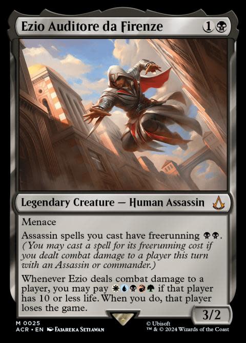 Primer vistazo a las cartas de Assassin's Creed para Magic: The Gathering