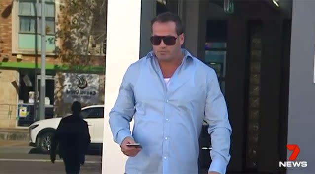 Clint Pollard pleaded not guilty to the alleged road rage incident. Source: 7 News
