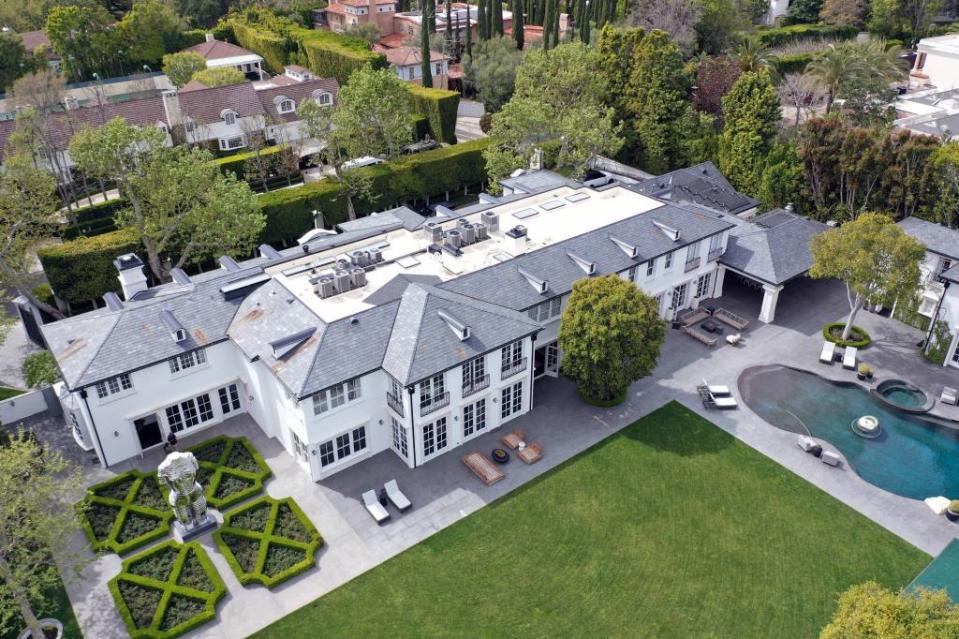 Agents raided Diddy’s luxurious Holmby Hills compound in California Monday at the same time they hit his Miami home. Connellan / MEGA