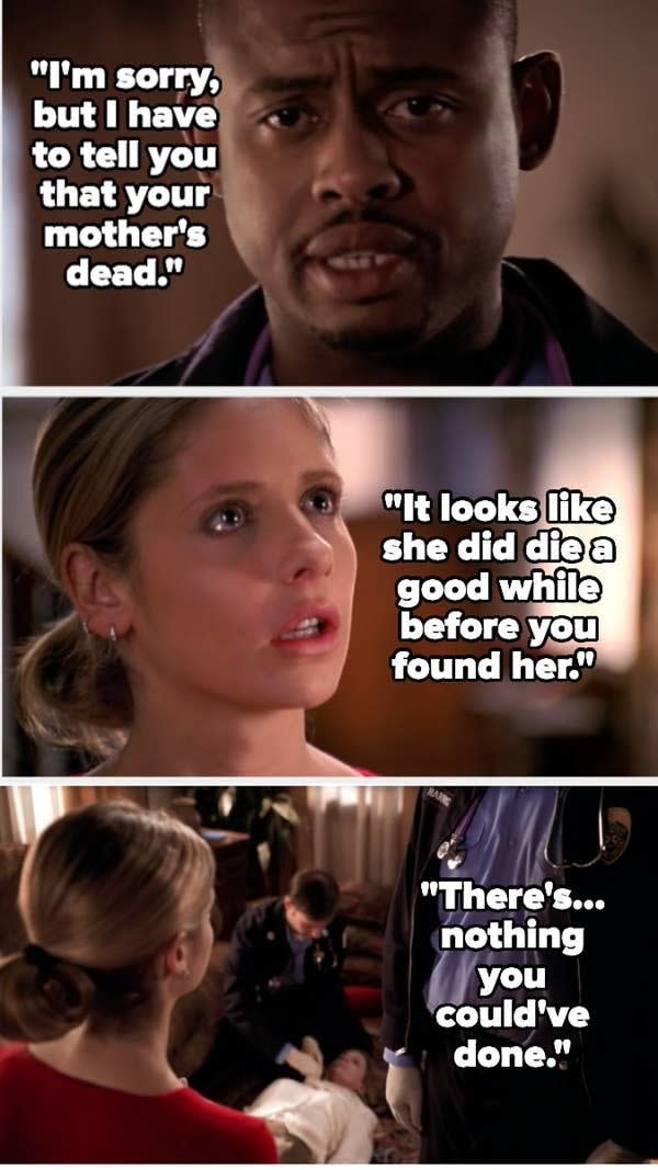 Buffy finds out her mom is dead