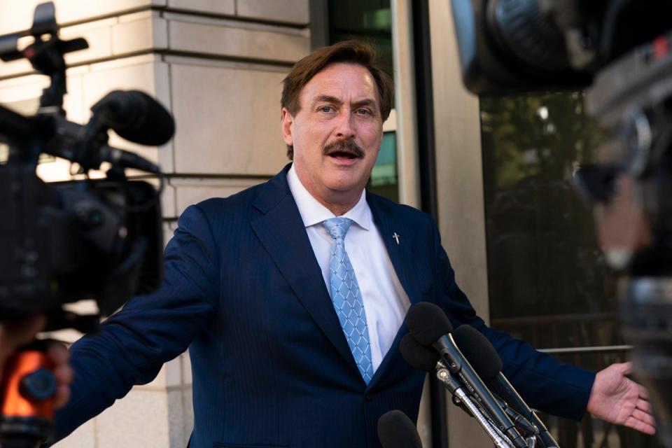 Mike Lindell (Copyright 2021 The Associated Press. All rights reserved.)