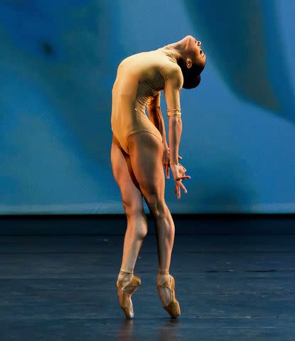 <p>Liza Voll</p> Misty Copeland dancing at the 2012 YAGP Gala