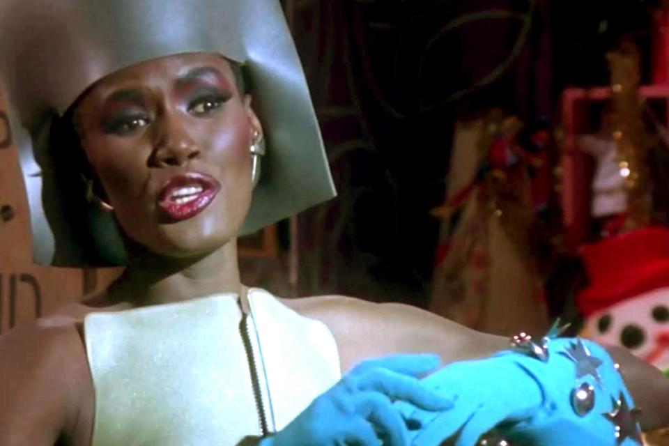 Grace Jones in the 1988 Christmas special of Pee-wee's Playhouse