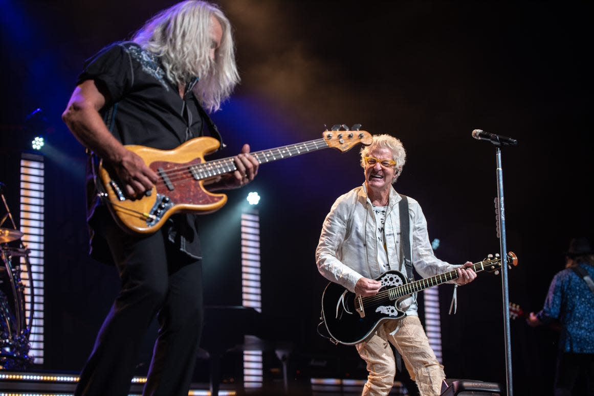 REO Speedwagon performs at the BMO Harris Pavilion during Summerfest on Sept. 2, 2021. The band returns to the Milwaukee area Aug. 10, this time to headline a Wisconsin State Fair show.