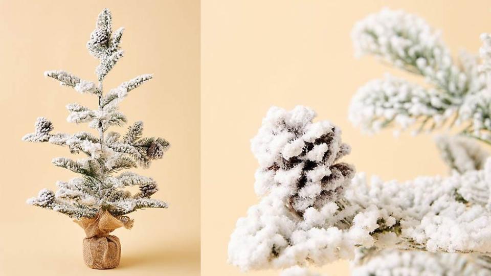 Make your mantle a winter wonderland.