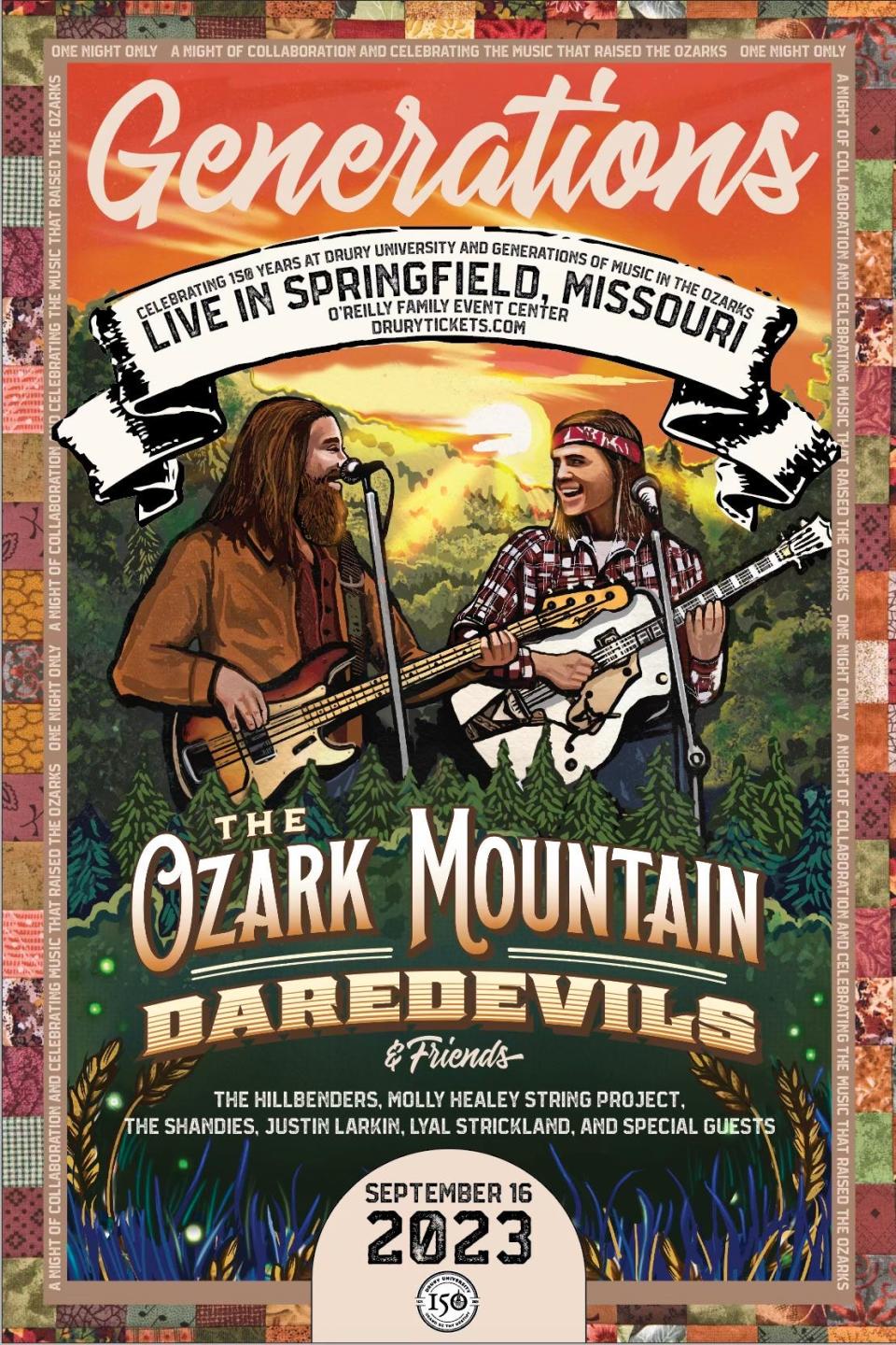 The Ozark Mountain Daredevils are kicking off Drury University's 150th anniversary celebration on Saturday, Sept. 16, 2023.