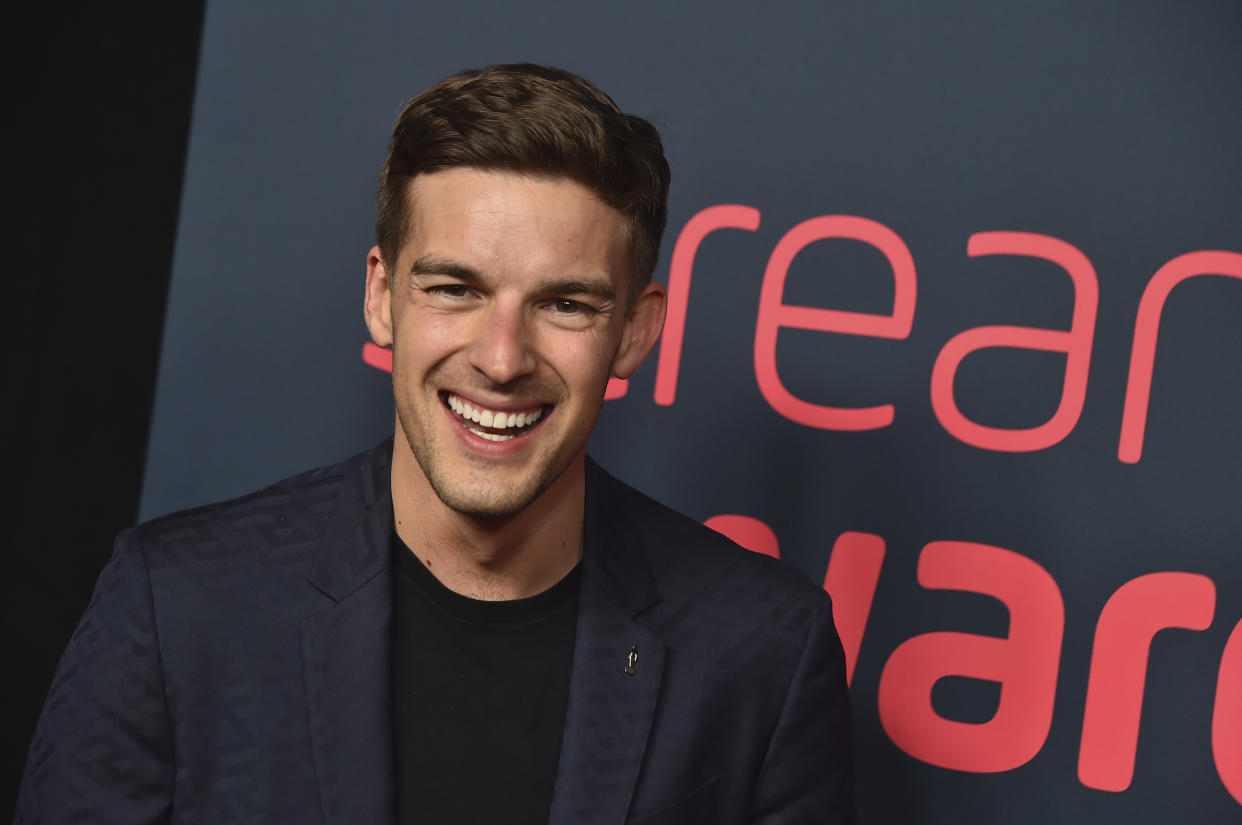 Host MatPat arrives at the Streamy Awards on Sunday, Aug. 27, 2023, at the Fairmont Century Plaza Hotel in Los Angeles. (Photo by Jordan Strauss/Invision/AP)